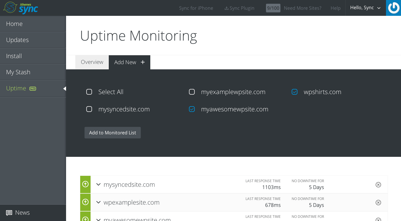 uptime-monitoring-add-site