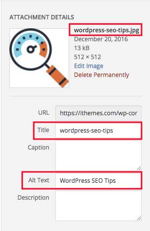 WordPress SEO Image Tips