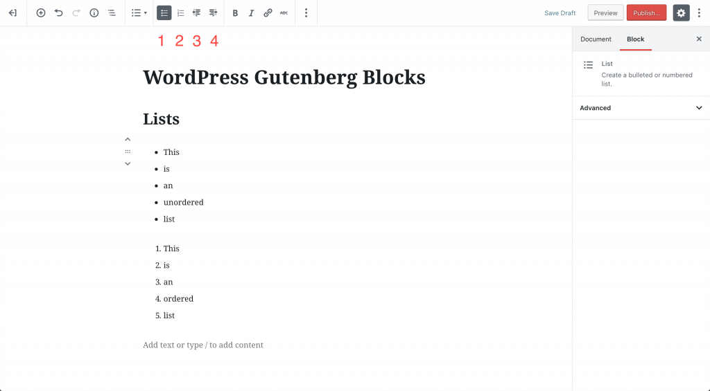wordpress gutenberg blocks