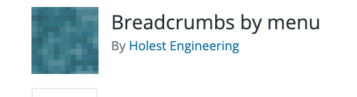 Breadcrumbs by Menu logo
