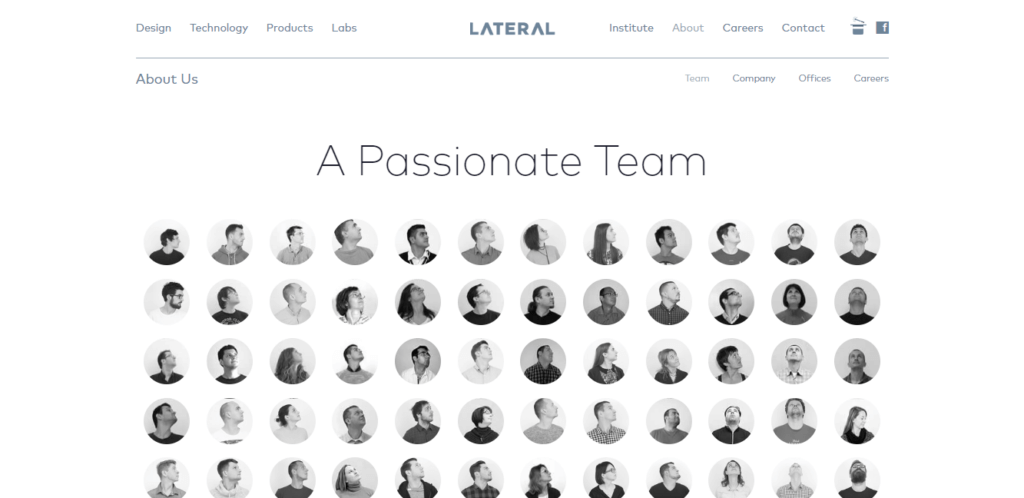 Lateral Team Page