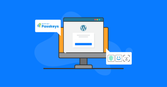 WordPress passkeys and biometric authentication